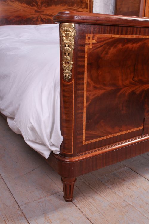 fig 2. Empire style flame mahogany with fruit wood stringing kig size