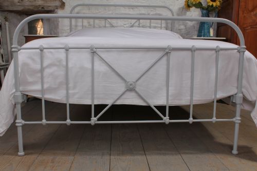 fig 1. French all iron double bed