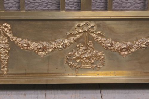 fig 1. Individual 160cm wide French all brass bed
