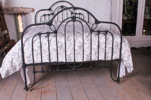 fig 1. Attractive early all iron bed c1890