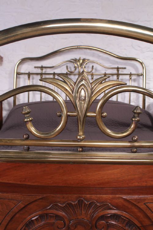 fig 2. Unusual and rare brass and cherry French large double