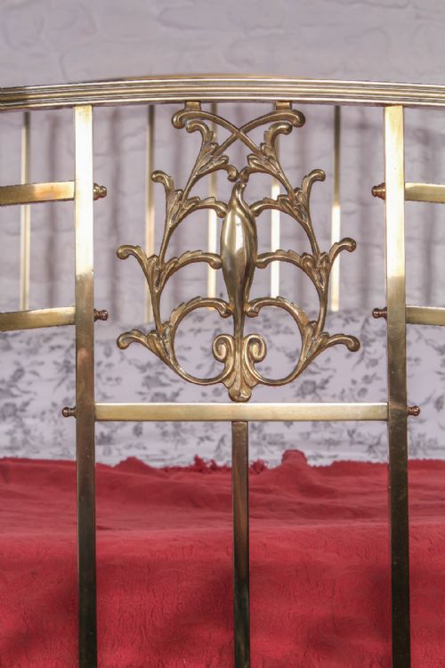 fig 2. Edwardian all brass double bed