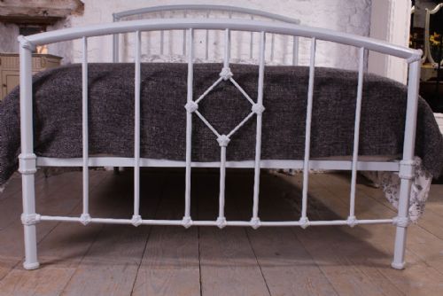 fig 1. Stylish simple all iron 1920s double bed 