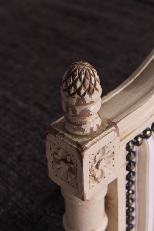 fig 2. Single French Louis XVI upholstered bed