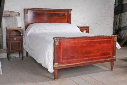 fig 1. French mahogany 5Ft king size bed