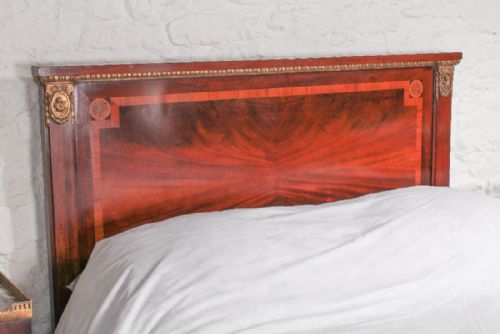 fig 2. French mahogany 5Ft king size bed