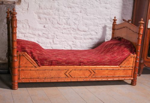 Pretty French Faux Bamboo Day Bed