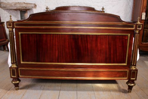 fig 1. Handsome Napoleon 11 style 5' mahogany king size