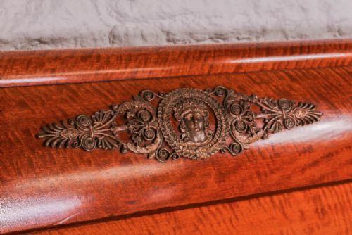 fig 2. Fantastic Empire style lit bateau bed with exquisite gilt bronze mounts