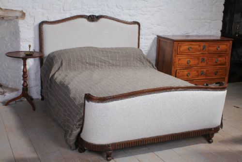 Beautiful Corbeille King Size 5ft Newly Upholstered French Bed
