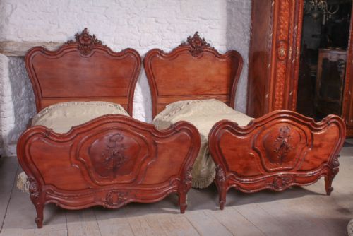 Pretty Pair of Louis Xvi Style Beds