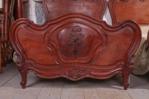 fig 1. Pretty pair of Louis XVI style beds