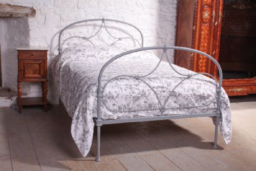 Pretty Irish Iron Three Quarter Bed