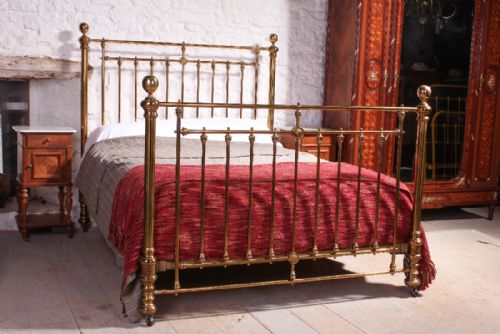 Extra Wide Original All Brass Bedstead