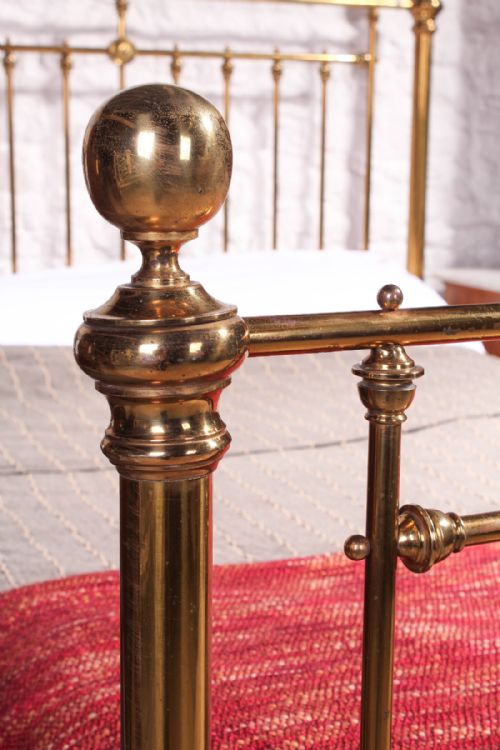 fig 1. Extra wide original all brass bedstead