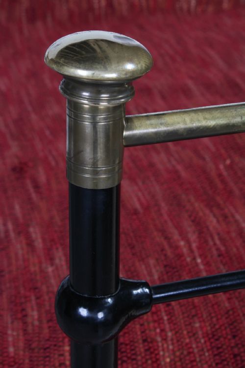 fig 1. Classic Victorian black and brass single