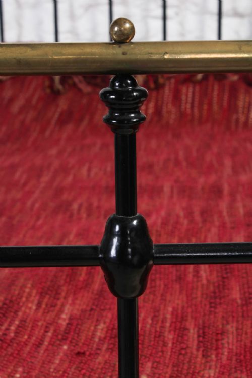 fig 2. Classic Victorian black and brass single