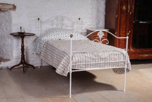 Pretty Vintage Single Forged Iron Bed