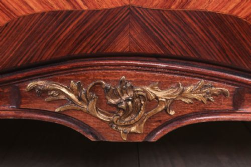 fig 2. Very individual marquetry detail Italian 5Ft  king size bed