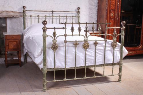 Spectacular 5ft King Size Victorian Brass and Iron Bed