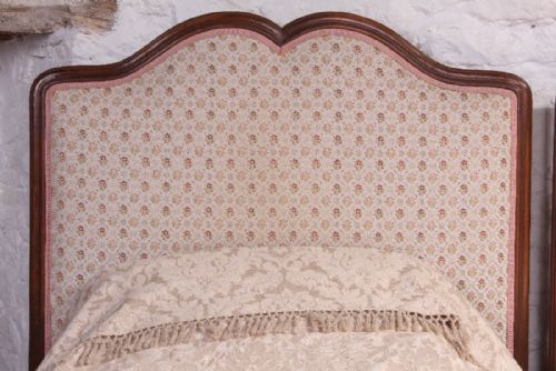 fig 2. Pair of French meter wide upholstered beds