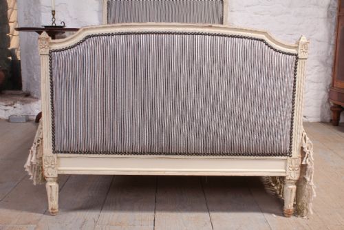 fig 1. French single upholstered bed with original paintwork