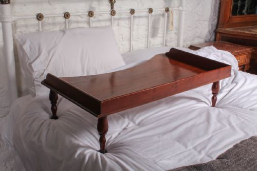 Mahogany Victorian Bed Table