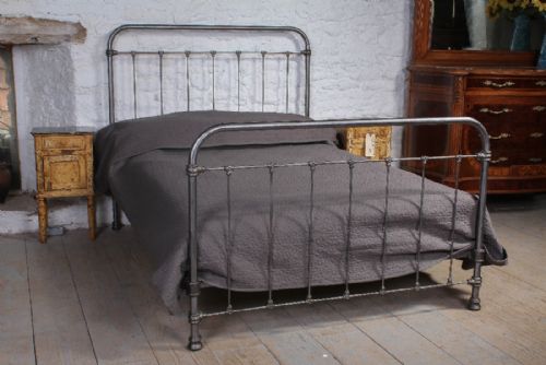 fig 1. Most attractive burnished French iron double bed