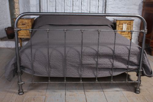 fig 2. Most attractive burnished French iron double bed