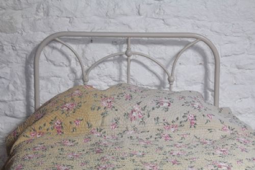 fig 2. Pretty and simple single iron bed