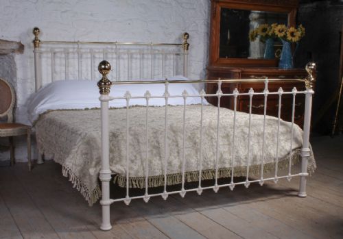 Classic Victorian 6ft Super King Size Brass and Iron Bed