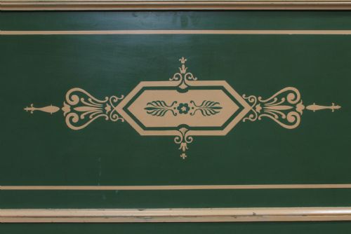 fig 2. Empire Style French King Size Original Interestingly painted bed