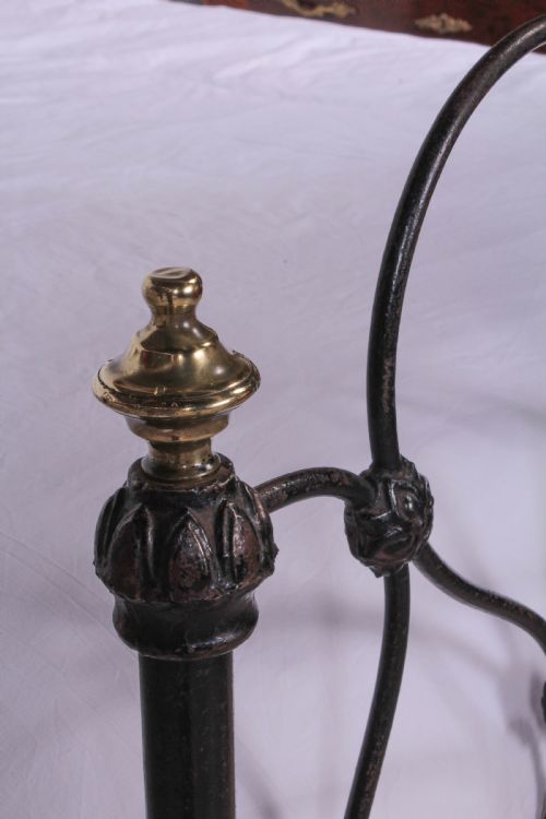 fig 1. Very pretty early all original Schoolbred double bed