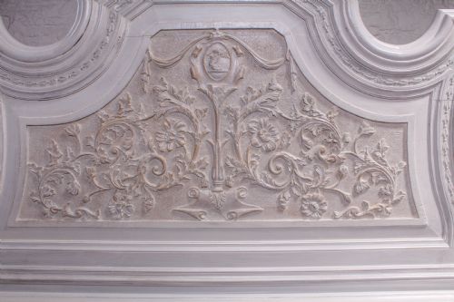 fig 2. Magnificent mid 19th Century painted king size Italian bed