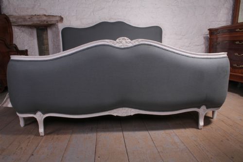 fig 2. Fully restored Louis XV style French upholstered super king size 