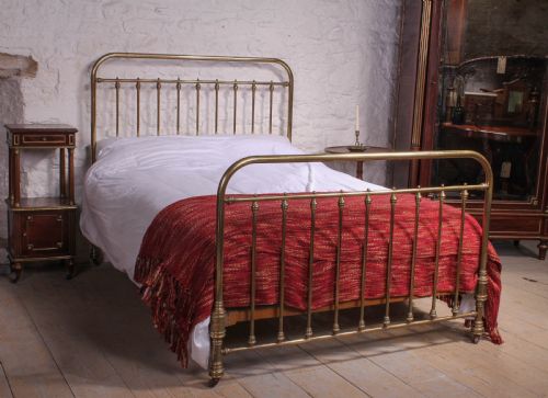 Attractive Simple French Brass Double Bed