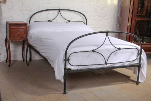 All Iron Black Irish Double Bed