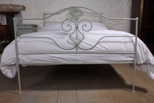 fig 2. Pretty simple Portuguese forged iron double bed