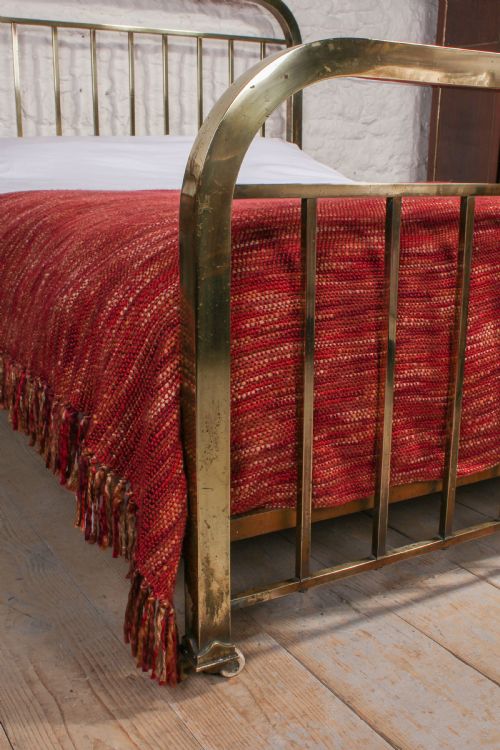 fig 1. French simple all brass king size bed