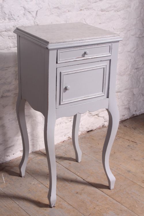 Painted French Bedside Table