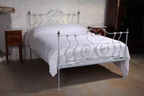 Very Pretty and Unusual Early Victorian Double Bed
