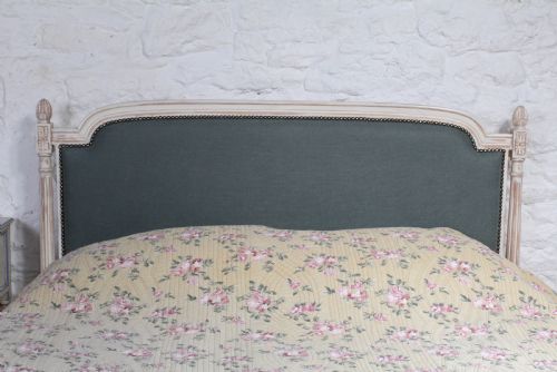 fig 2. Attractive French newly upholstered king size no end bed