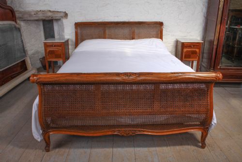 fig 2. Beautiful French caned Berger king size lit bateau