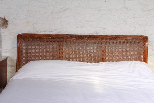 fig 3. Beautiful French caned Berger king size lit bateau