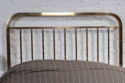 fig 2. Simple French all brass double bed