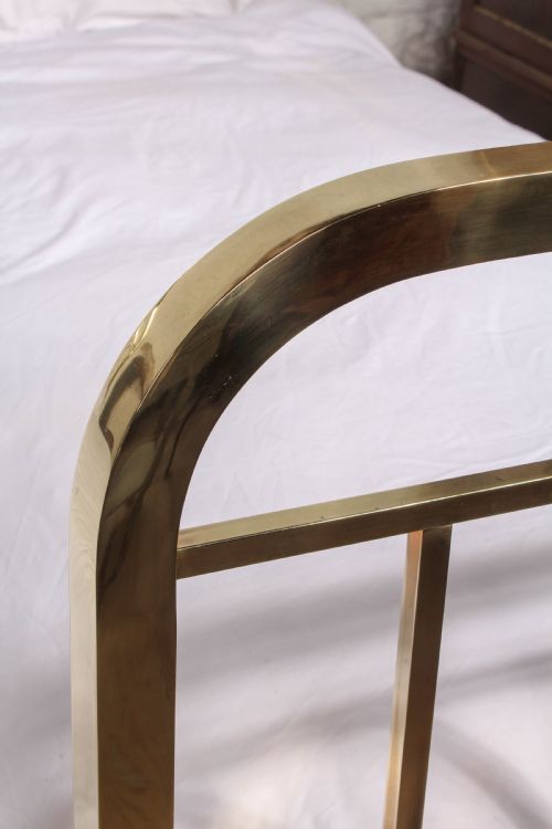 fig 2. Attractive pair of simple French all brass single beds