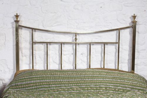 fig 1. Very attractive Edwardian all brass double bed