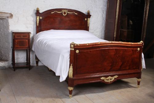 Magnificent Louis Xvi Style Mahogany Bed