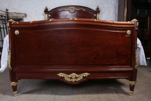 fig 1. Magnificent Louis XVI style mahogany bed
