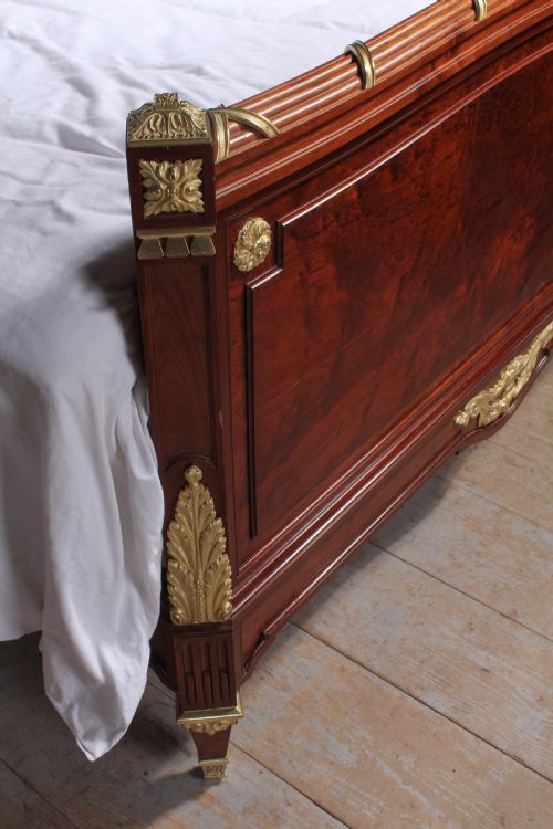 fig 2. Magnificent Louis XVI style mahogany bed